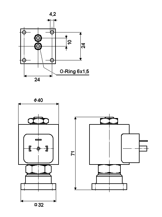 Mazeichnung DN 0,8-3mm